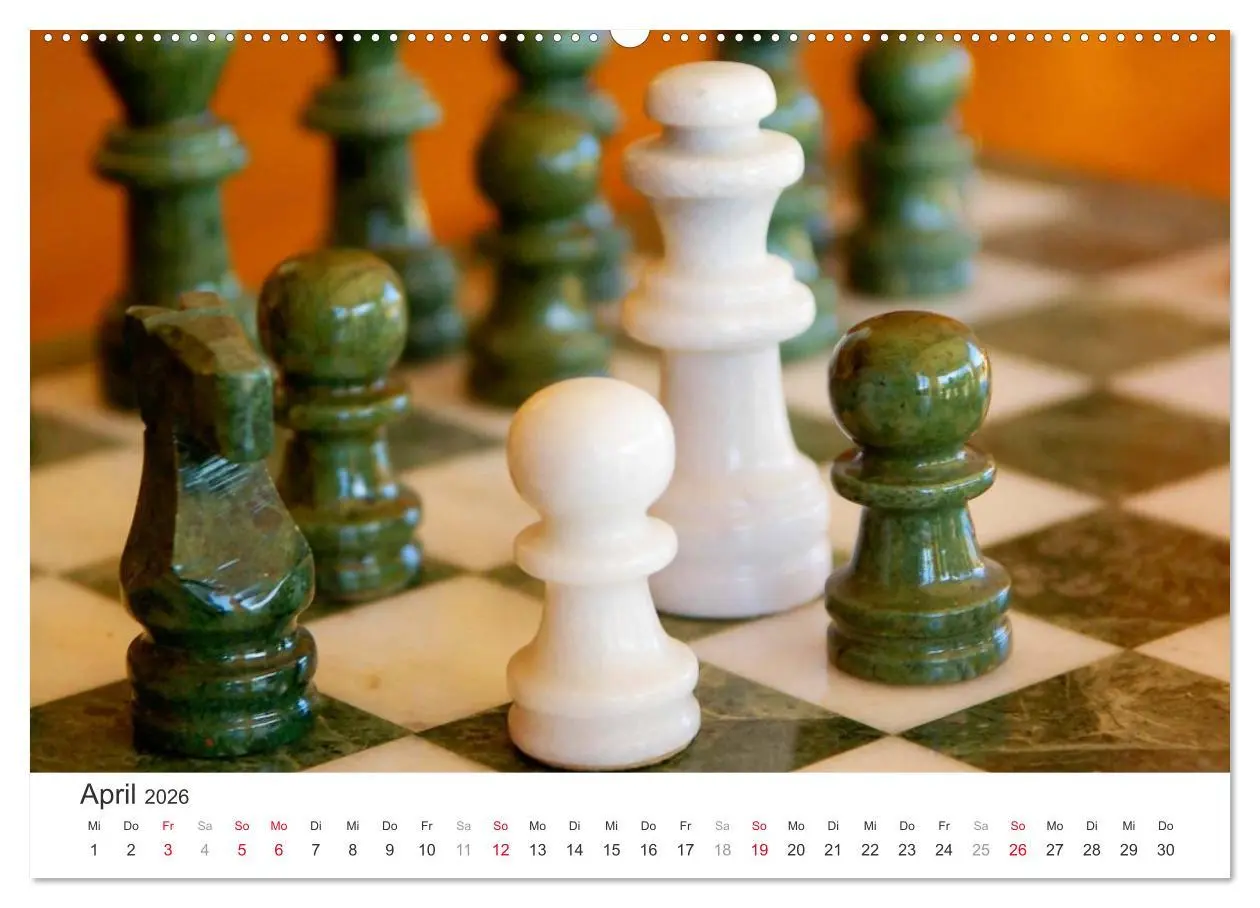 Bild: 9783457963500 | Schach 2026. Impressionen von Figuren und Spielen (Wandkalender...