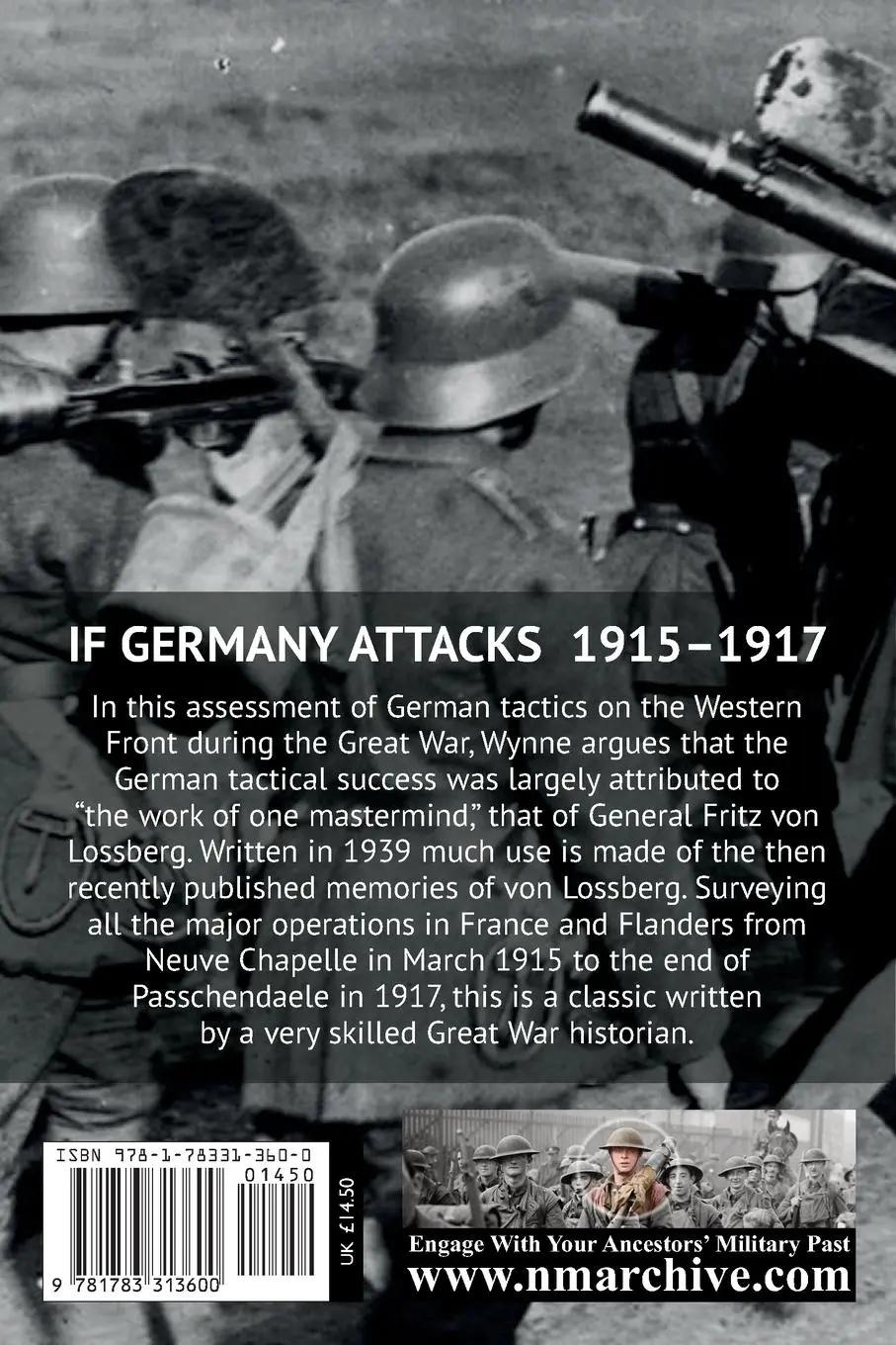 Rückseite: 9781783313600 | IF GERMANY ATTACKS | The Battle In Depth In The West (1915-1917)