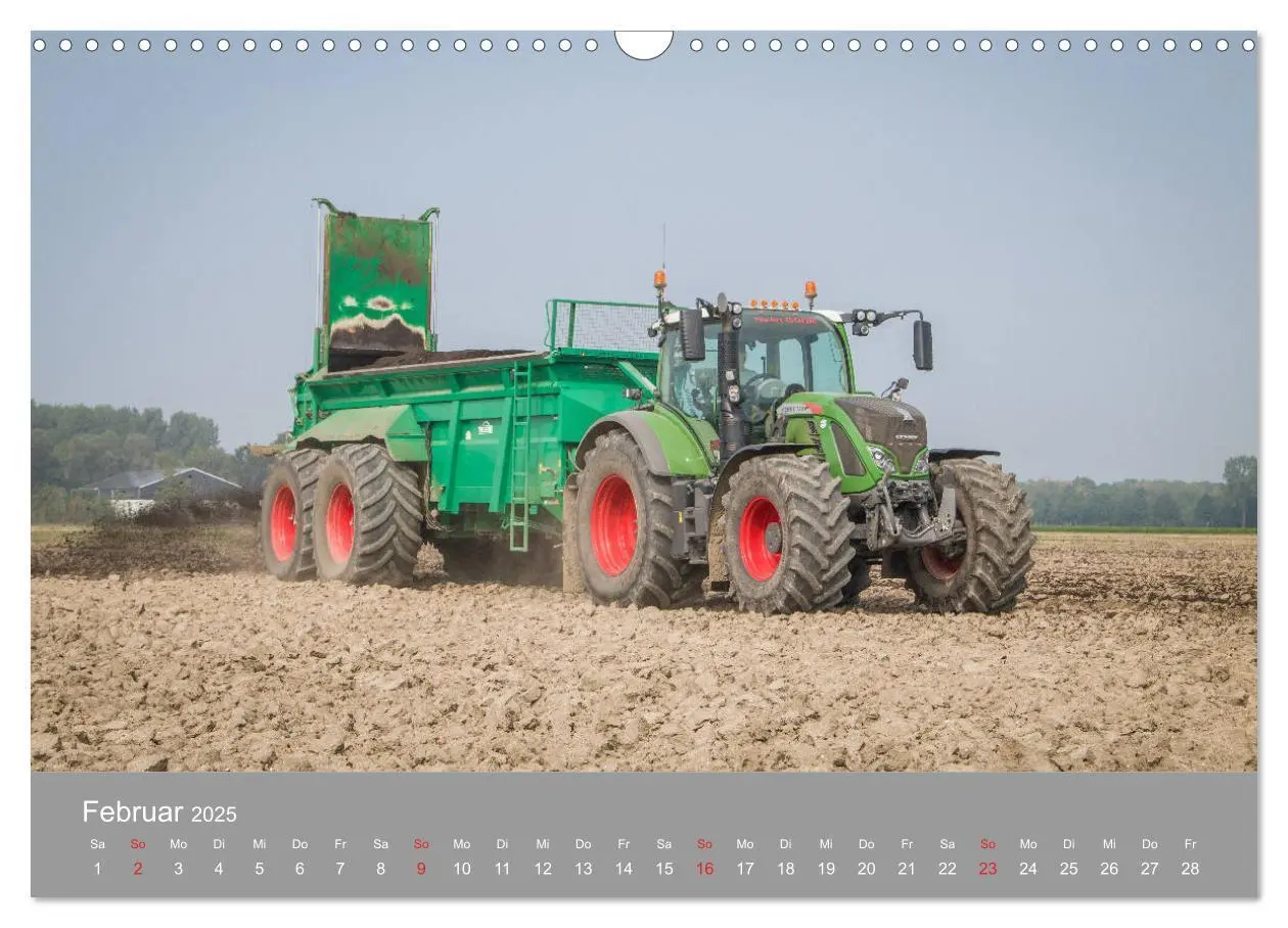 Bild: 9783435173600 | Landtechnik im Einsatz (Wandkalender 2025 DIN A3 quer), CALVENDO...