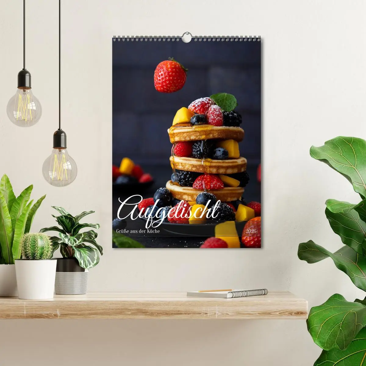 Bild: 9783457263600 | Aufgetischt (Wandkalender 2026 DIN A3 hoch), CALVENDO Monatskalender