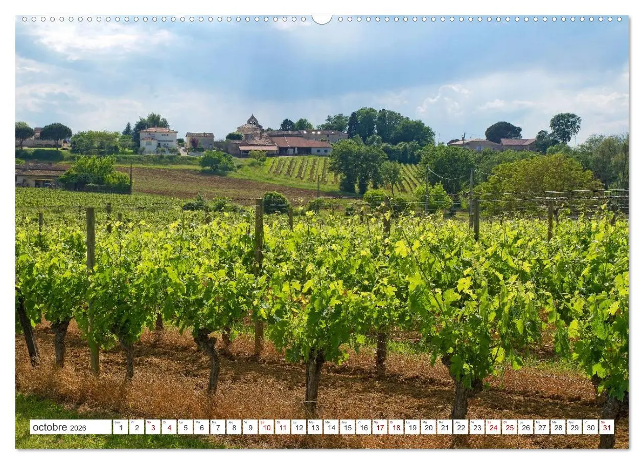 Bild: 9783516593600 | Découvrir la région Nouvelle-Aquitaine (Calendrier mural 2026 DIN...