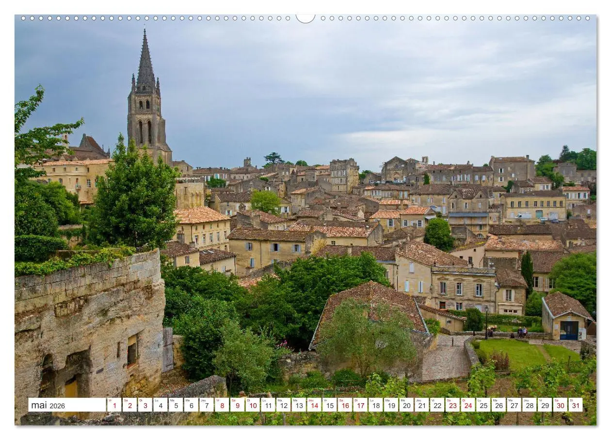 Bild: 9783516593600 | Découvrir la région Nouvelle-Aquitaine (Calendrier mural 2026 DIN...