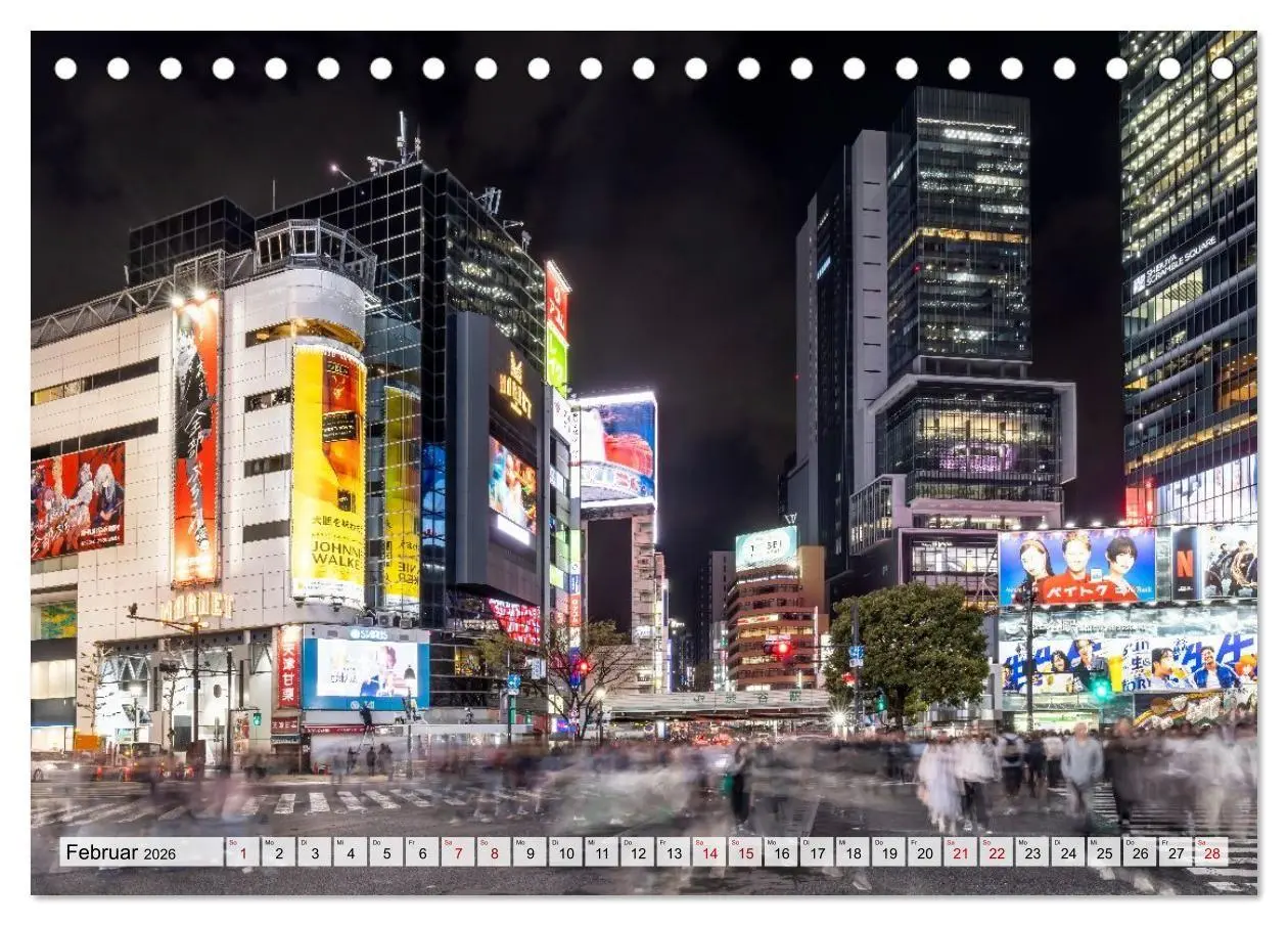 Bild: 9783516663600 | Tokio - Das Herz Japans (Tischkalender 2026 DIN A5 quer), CALVENDO...