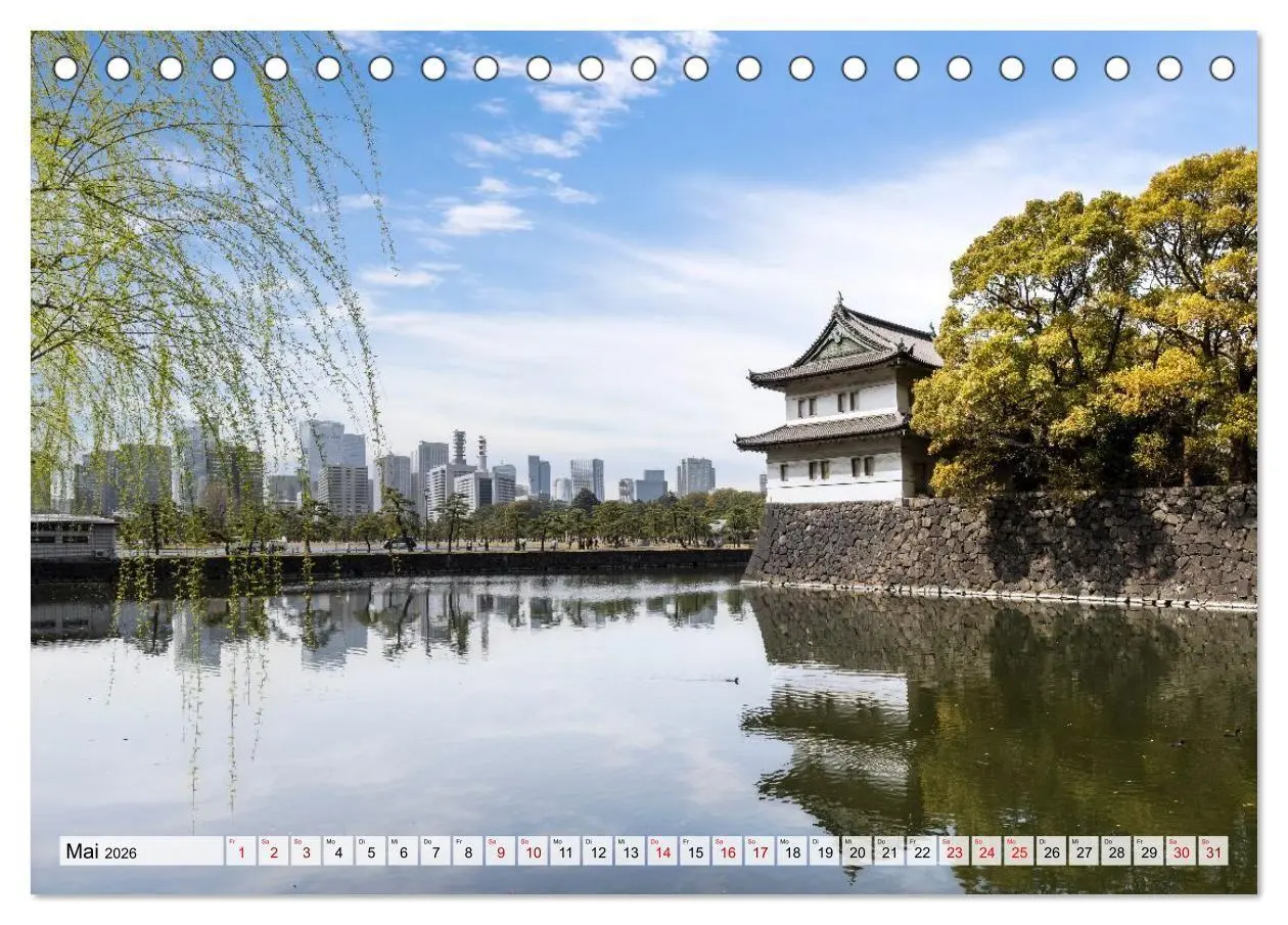 Bild: 9783516663600 | Tokio - Das Herz Japans (Tischkalender 2026 DIN A5 quer), CALVENDO...