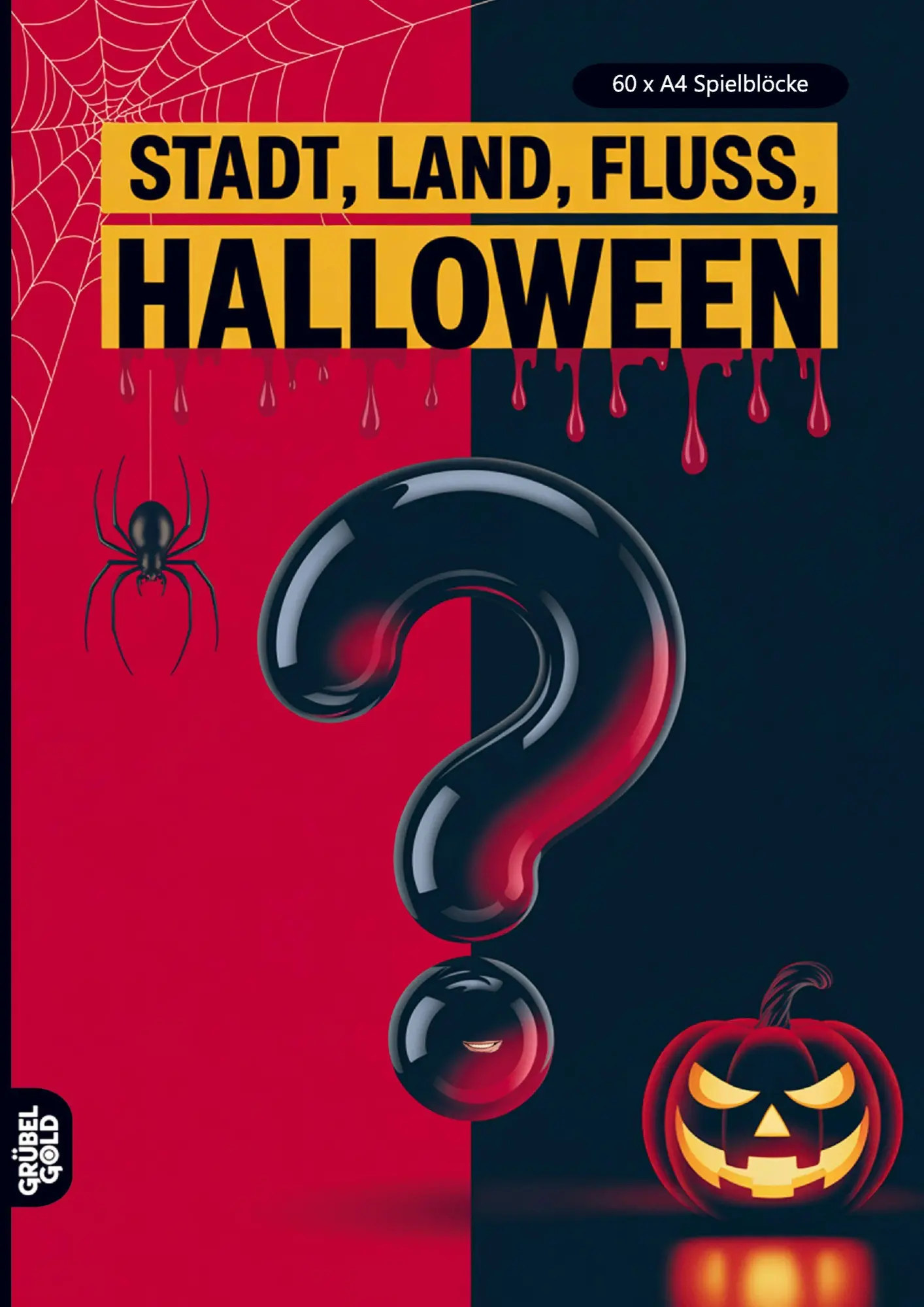 Cover: 9783693193600 | Stadt, Land, Fluss, Halloween | Grübelgold Rätselhefte | Taschenbuch