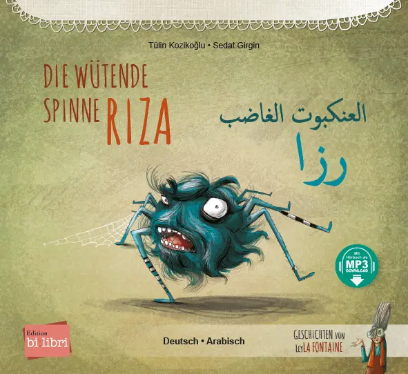 Cover: 9783695003600 | Die wütende Spinne Riza (Deutsch-Arabisch) | Tülin Kozikoglu | Buch