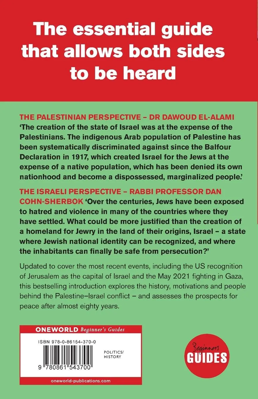 Rückseite: 9780861543700 | The Palestine-Israeli Conflict | A Beginner's Guide | Taschenbuch