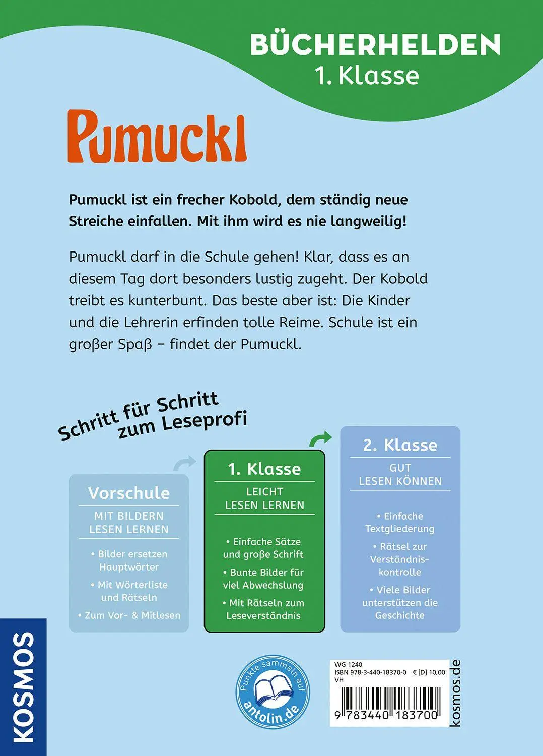 Bild: 9783440183700 | Pumuckl, Bücherhelden 1. Klasse, Pumuckl geht in die Schule | Buch