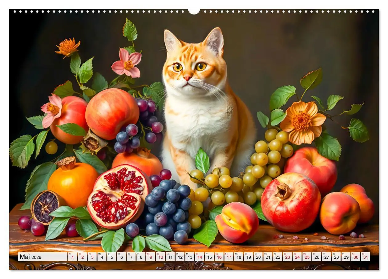 Bild: 9783457253700 | Klassische Katzenporträts - Katzen in opulenten Stillleben...