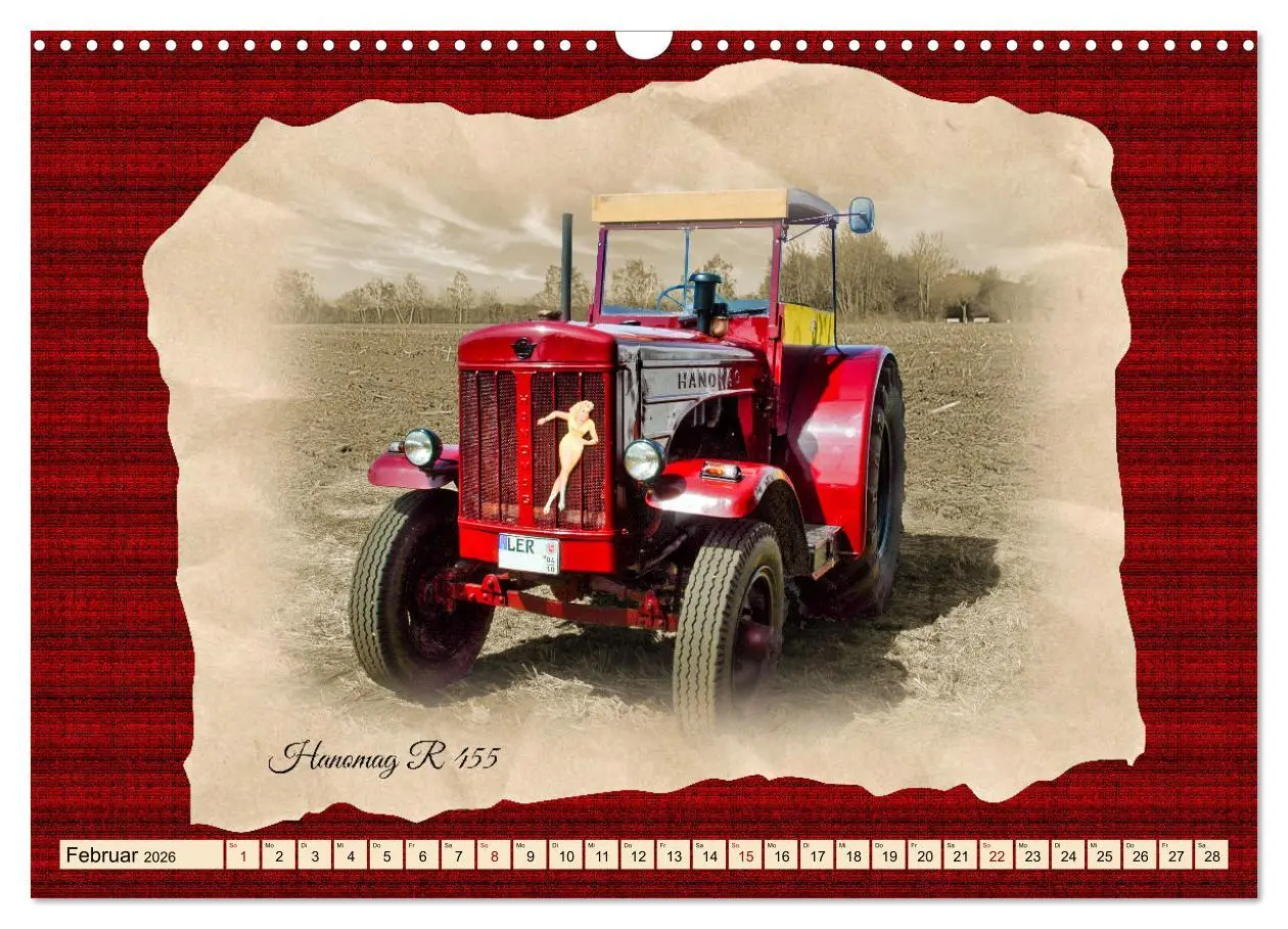 Bild: 9783457493700 | Hanomag Schlepper (Wandkalender 2026 DIN A3 quer), CALVENDO...