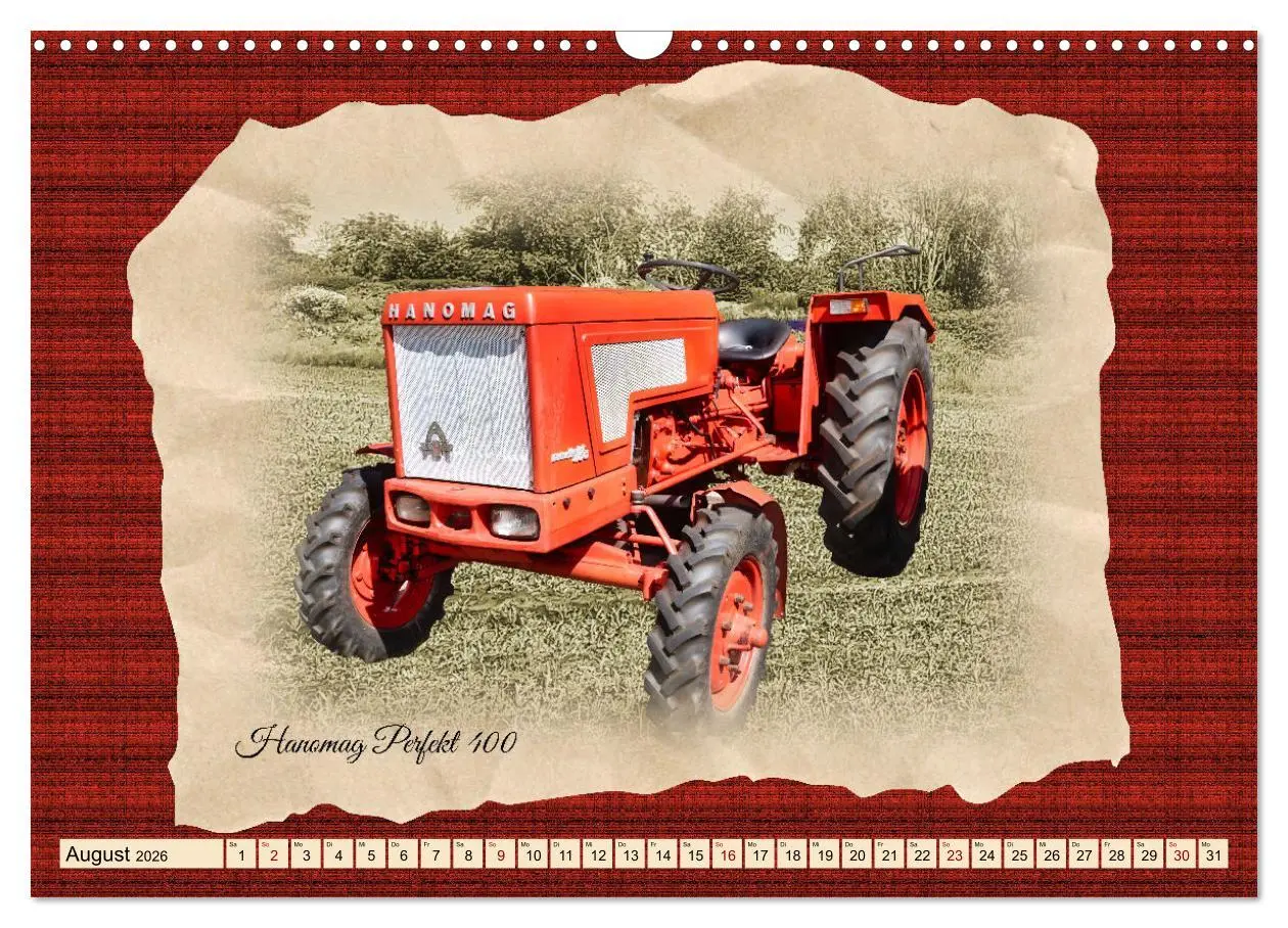 Bild: 9783457493700 | Hanomag Schlepper (Wandkalender 2026 DIN A3 quer), CALVENDO...
