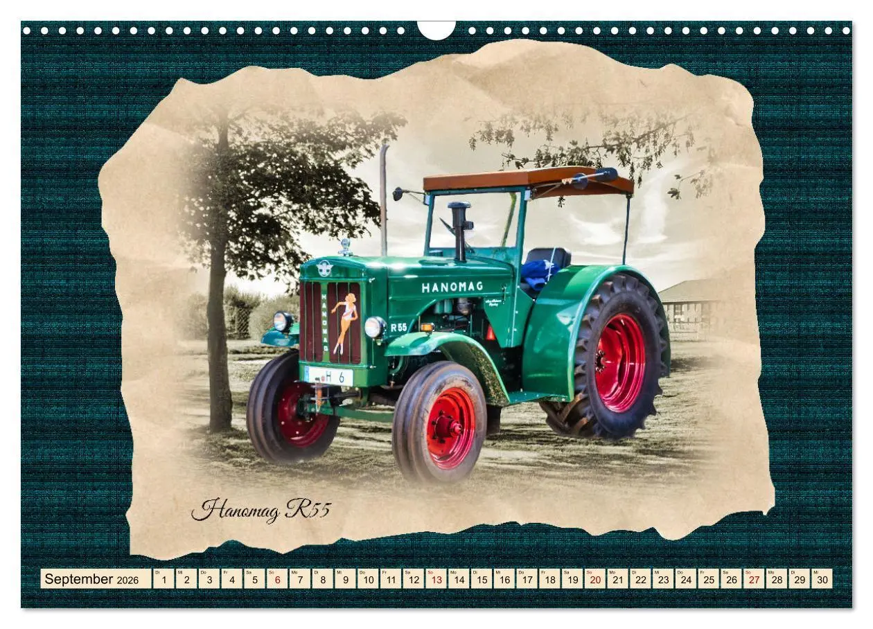 Bild: 9783457493700 | Hanomag Schlepper (Wandkalender 2026 DIN A3 quer), CALVENDO...