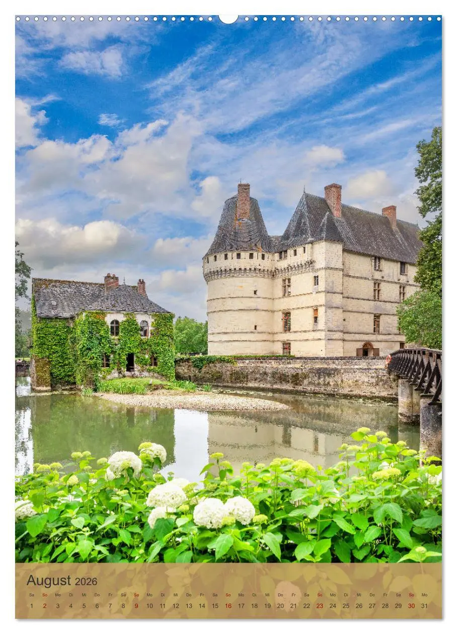 Bild: 9783516273700 | Die Schlösser im Loiretal (Wandkalender 2026 DIN A2 hoch), CALVENDO...