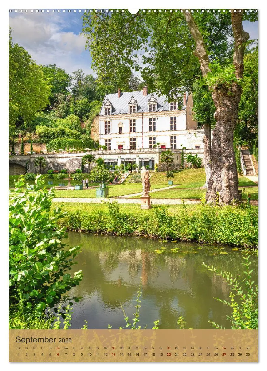 Bild: 9783516273700 | Die Schlösser im Loiretal (Wandkalender 2026 DIN A2 hoch), CALVENDO...