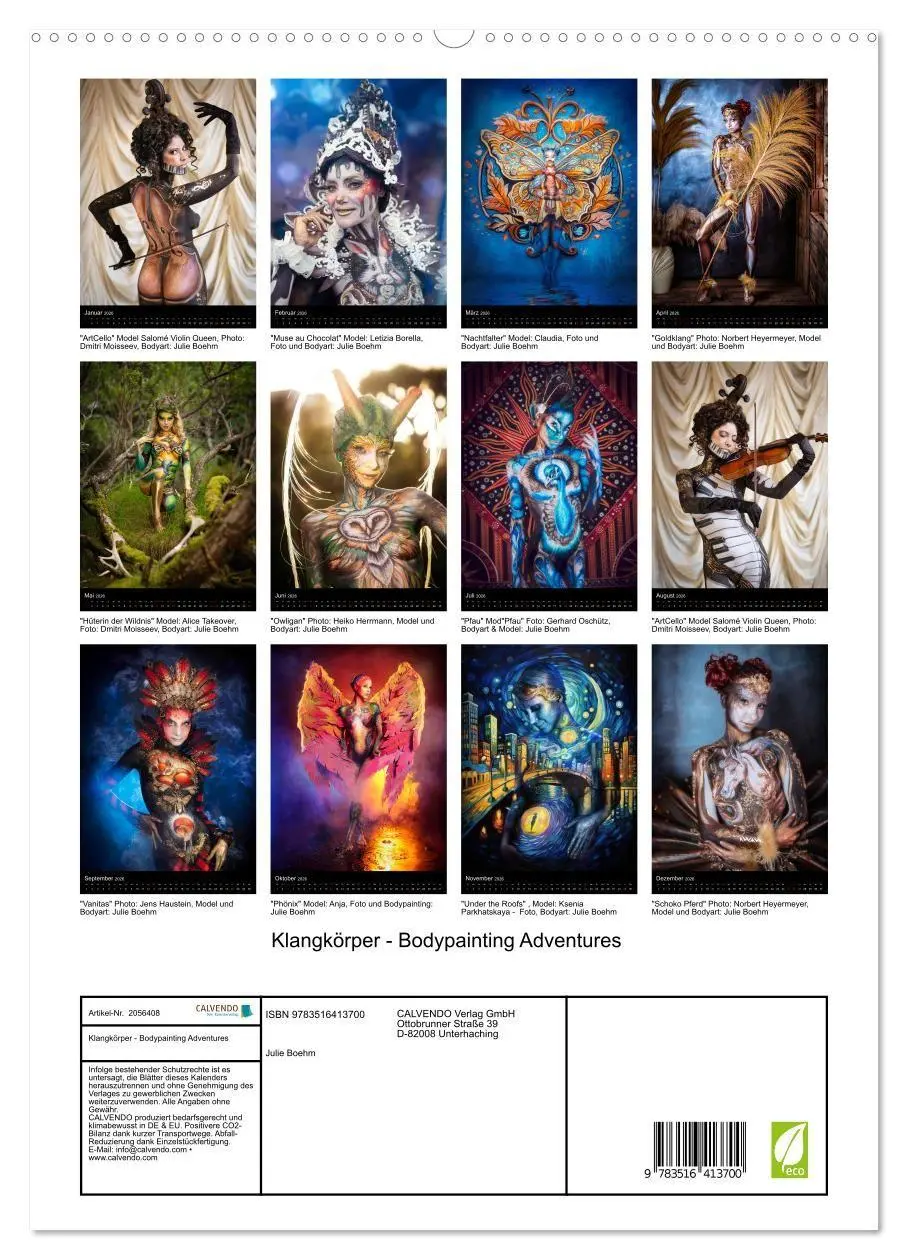 Bild: 9783516413700 | Klangkörper - Bodypainting Adventures (hochwertiger Premium...