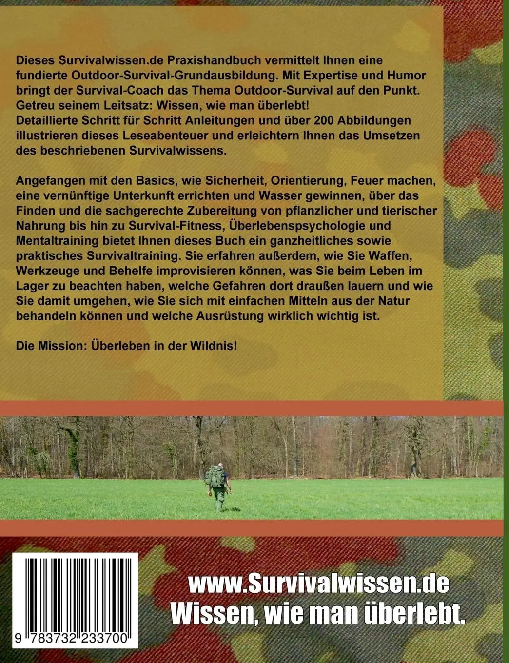 Rückseite: 9783732233700 | Outdoor-Survival | Mission: Überleben in der Wildnis | Niclas Seiters