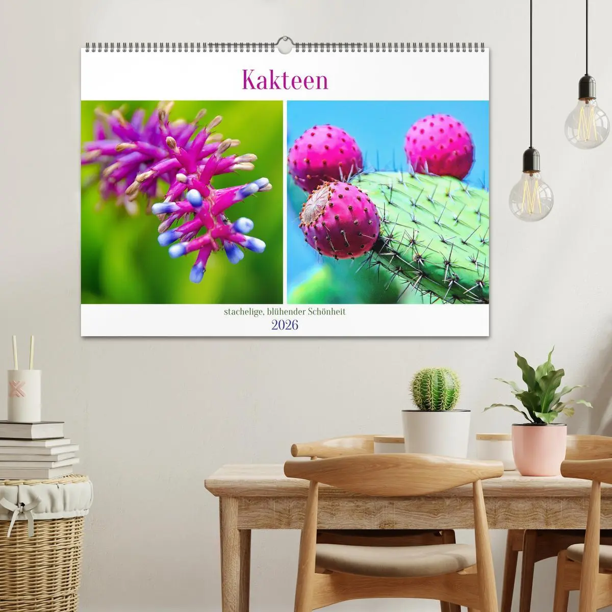 Bild: 9783457553800 | Kakteen - stachelige, blühende Schönheiten (Wandkalender 2026 DIN...