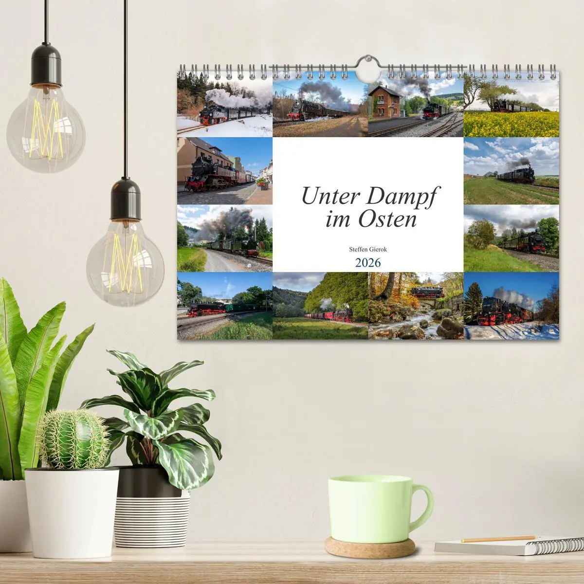 Bild: 9783457623800 | Unter Dampf im Osten (Wandkalender 2026 DIN A4 quer), CALVENDO...