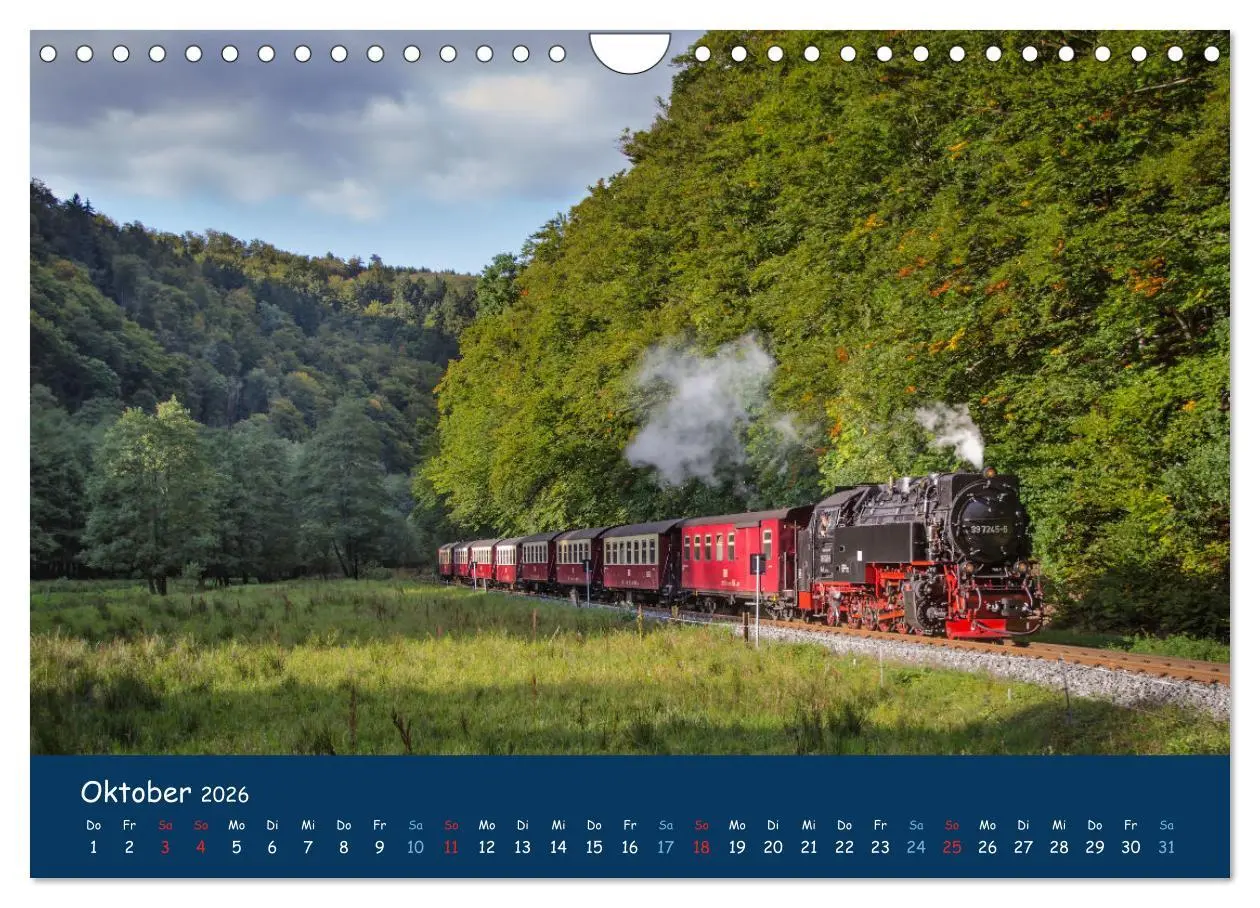 Bild: 9783457623800 | Unter Dampf im Osten (Wandkalender 2026 DIN A4 quer), CALVENDO...