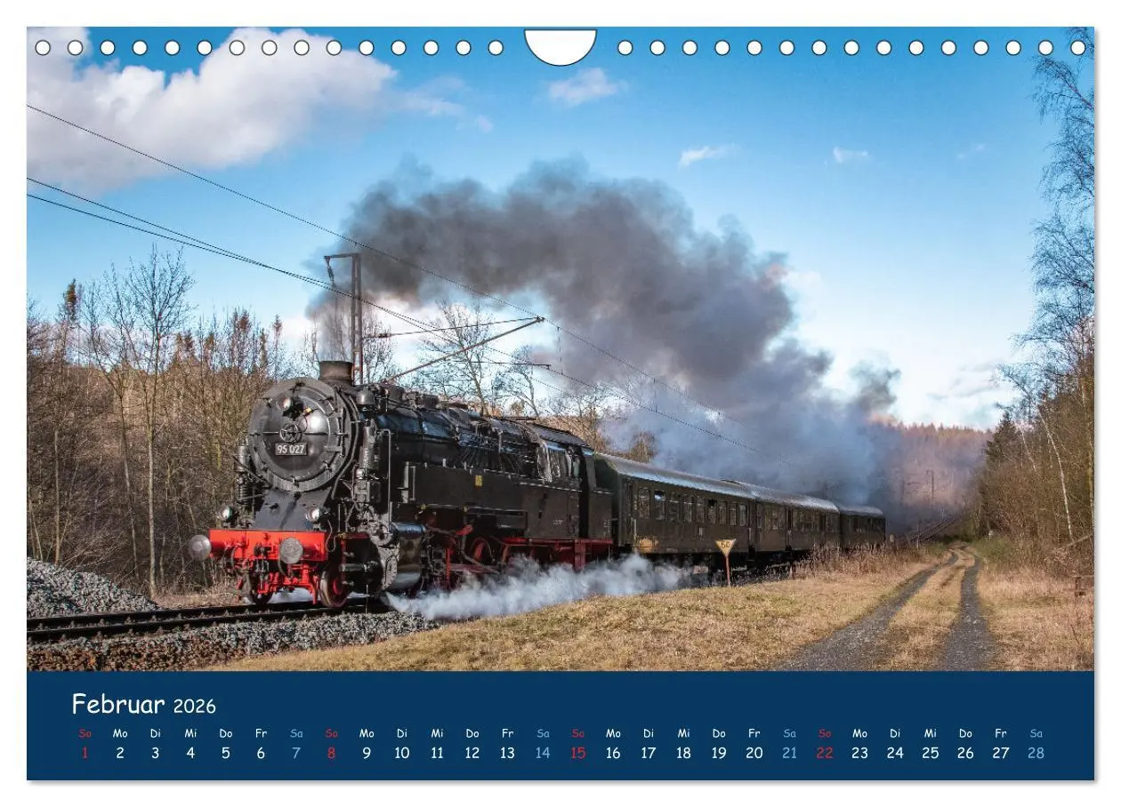 Bild: 9783457623800 | Unter Dampf im Osten (Wandkalender 2026 DIN A4 quer), CALVENDO...
