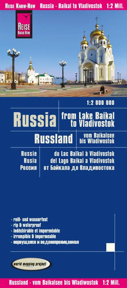 Cover: 9783831773800 | Reise Know-How Landkarte Russland - vom Baikalsee bis Wladiwostok /...