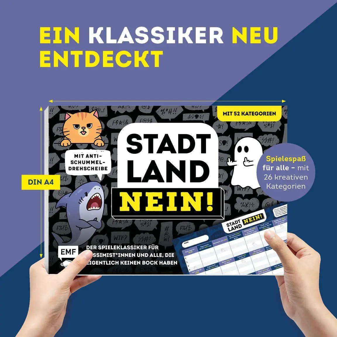 Bild: 4260478343900 | Stadt, Land, NEIN! - Der Spieleklassiker für Pessimist*innen und...