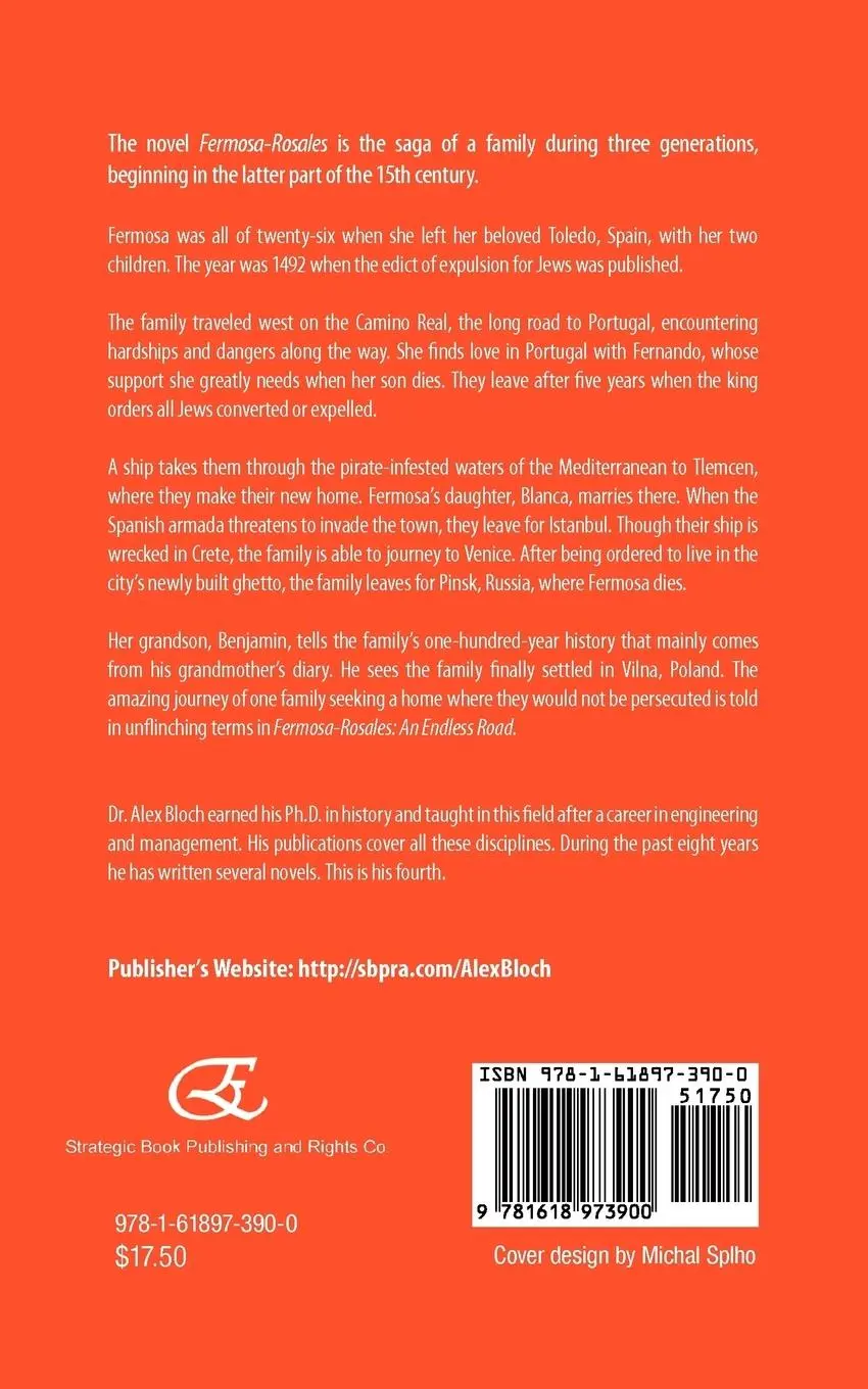 Rückseite: 9781618973900 | Fermosa-Rosales | An Endless Road | Alex Bloch | Taschenbuch | 2012