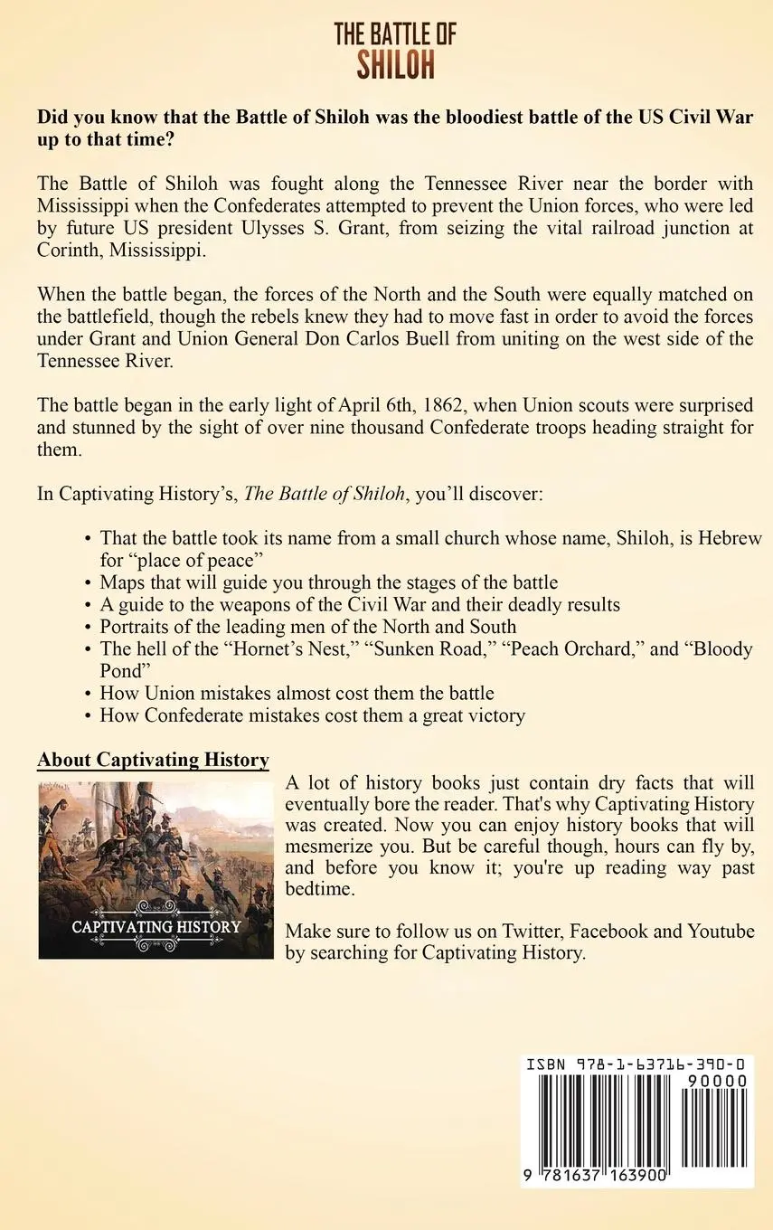 Rückseite: 9781637163900 | The Battle of Shiloh | Captivating History | Buch | Gebunden | 2021