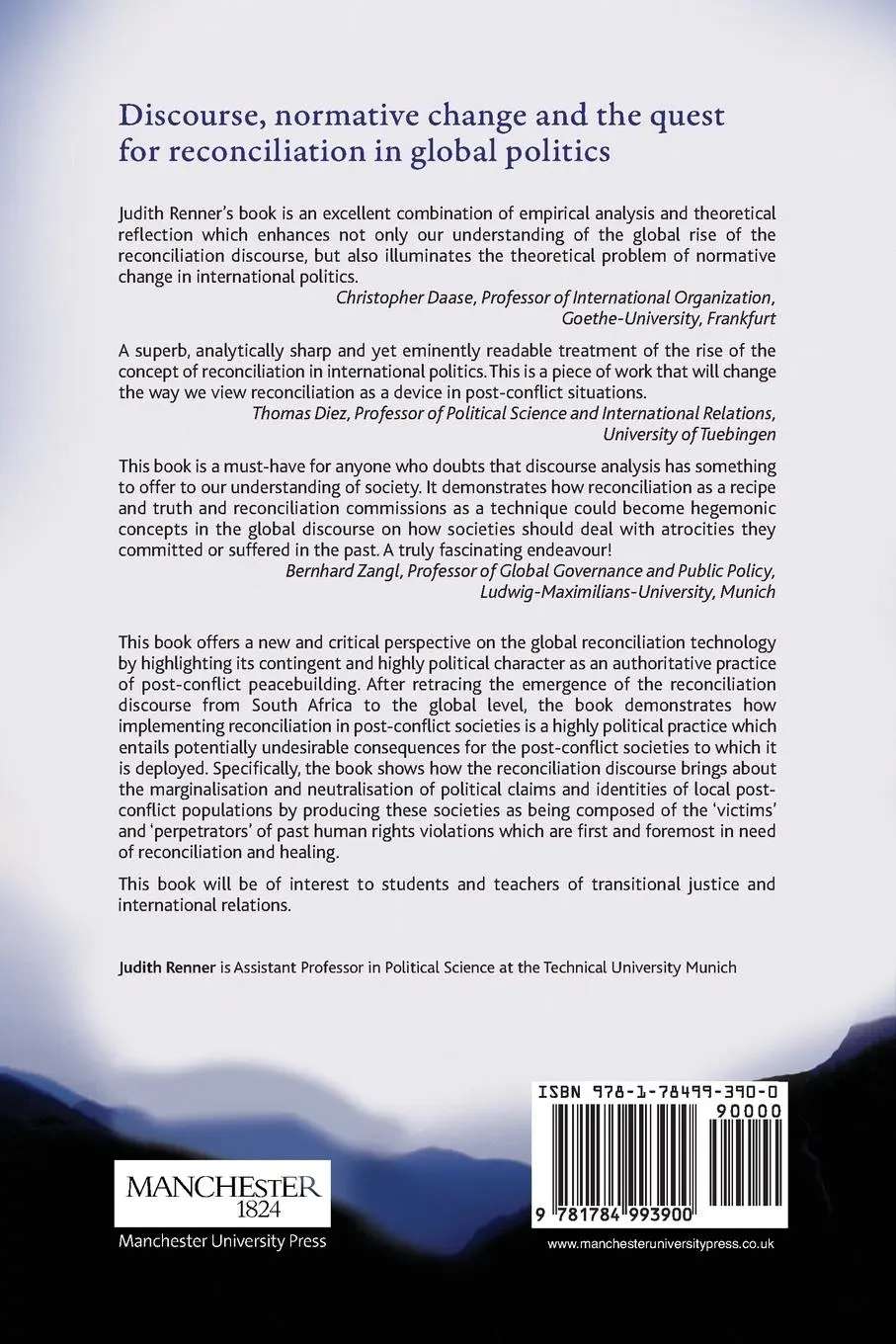 Rückseite: 9781784993900 | Discourse, normative change and the quest for reconciliation in...