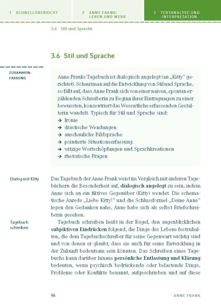 Bild: 9783129303900 | Tagebuch von Anne Frank | Textanalyse und Interpretation | Anne Frank
