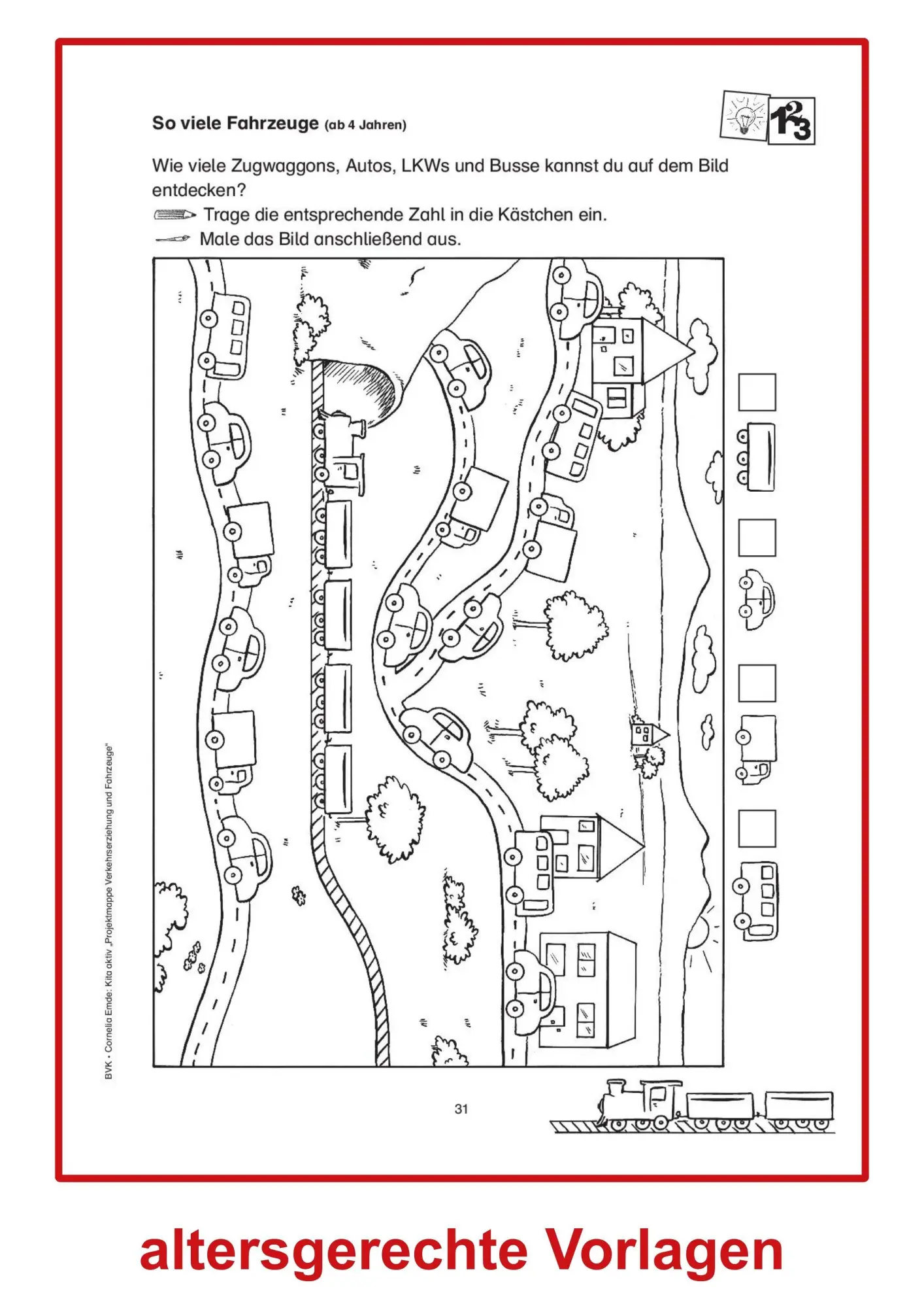 Bild: 9783867403900 | Kita aktiv Projektmappe Verkehrserziehung und Fahrzeuge | Emde | 48 S.