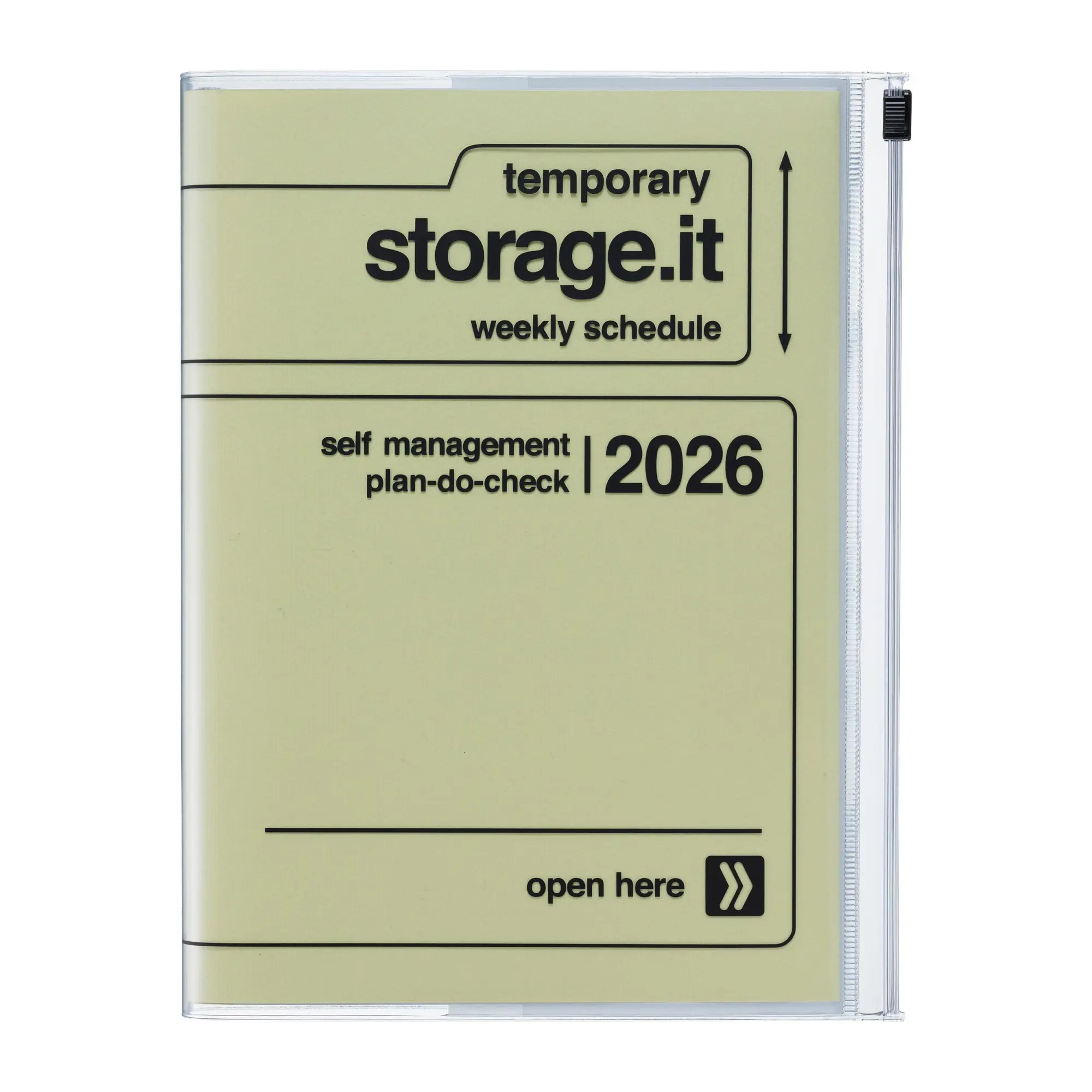 Cover: 4550045144000 | MARK'S 2025/26 Taschenkalender, A5 Storage.it // Yellow | MARK'S Inc.