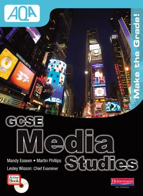 Cover: 9780435404000 | Aqa GCSE Media Studies Student Book with Activebook CD-ROM | Esseen