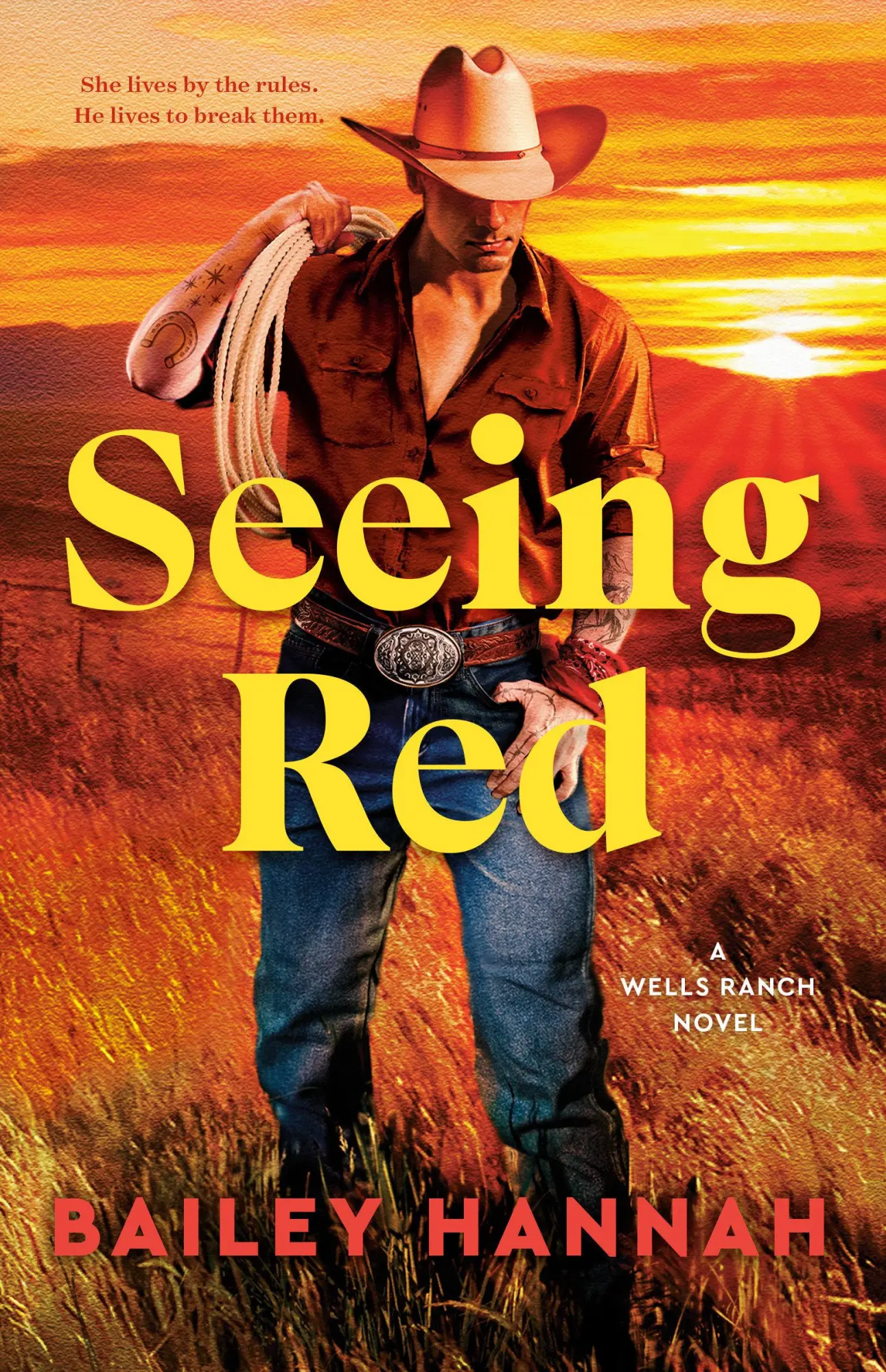 Cover: 9780593984000 | Seeing Red | A Wells Ranch Novel | Bailey Hannah | Taschenbuch | 2025