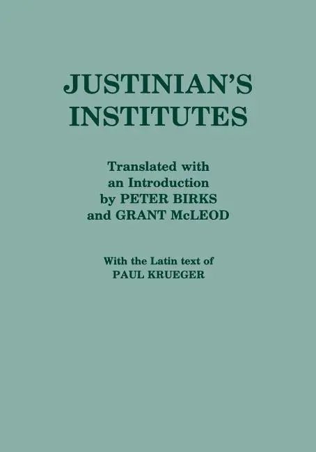 Cover: 9780801494000 | Justinian`s "Institutes" | Justinian Justinian (u. a.) | Taschenbuch