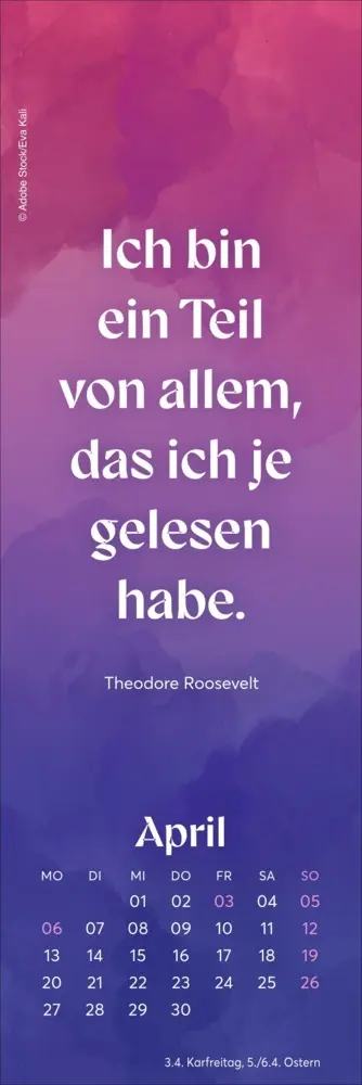 Bild: 9783756414000 | Fantasy Lesezeichen &amp; Kalender 2026 | Kalender | Geblockt | 13 S.
