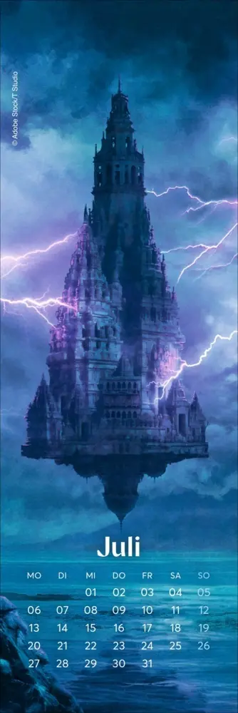 Bild: 9783756414000 | Fantasy Lesezeichen &amp; Kalender 2026 | Kalender | Geblockt | 13 S.