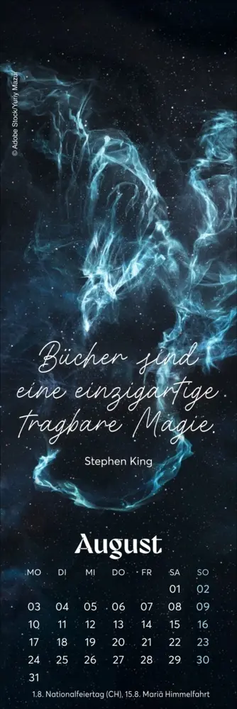 Bild: 9783756414000 | Fantasy Lesezeichen &amp; Kalender 2026 | Kalender | Geblockt | 13 S.
