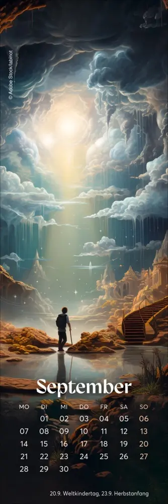 Bild: 9783756414000 | Fantasy Lesezeichen &amp; Kalender 2026 | Kalender | Geblockt | 13 S.