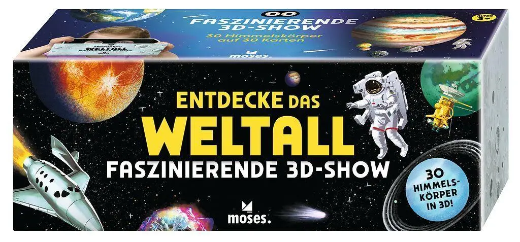 Cover: 9783964554000 | Faszinierende 3D-Show: Entdecke das Weltall | Taschenbuch | 30 S.