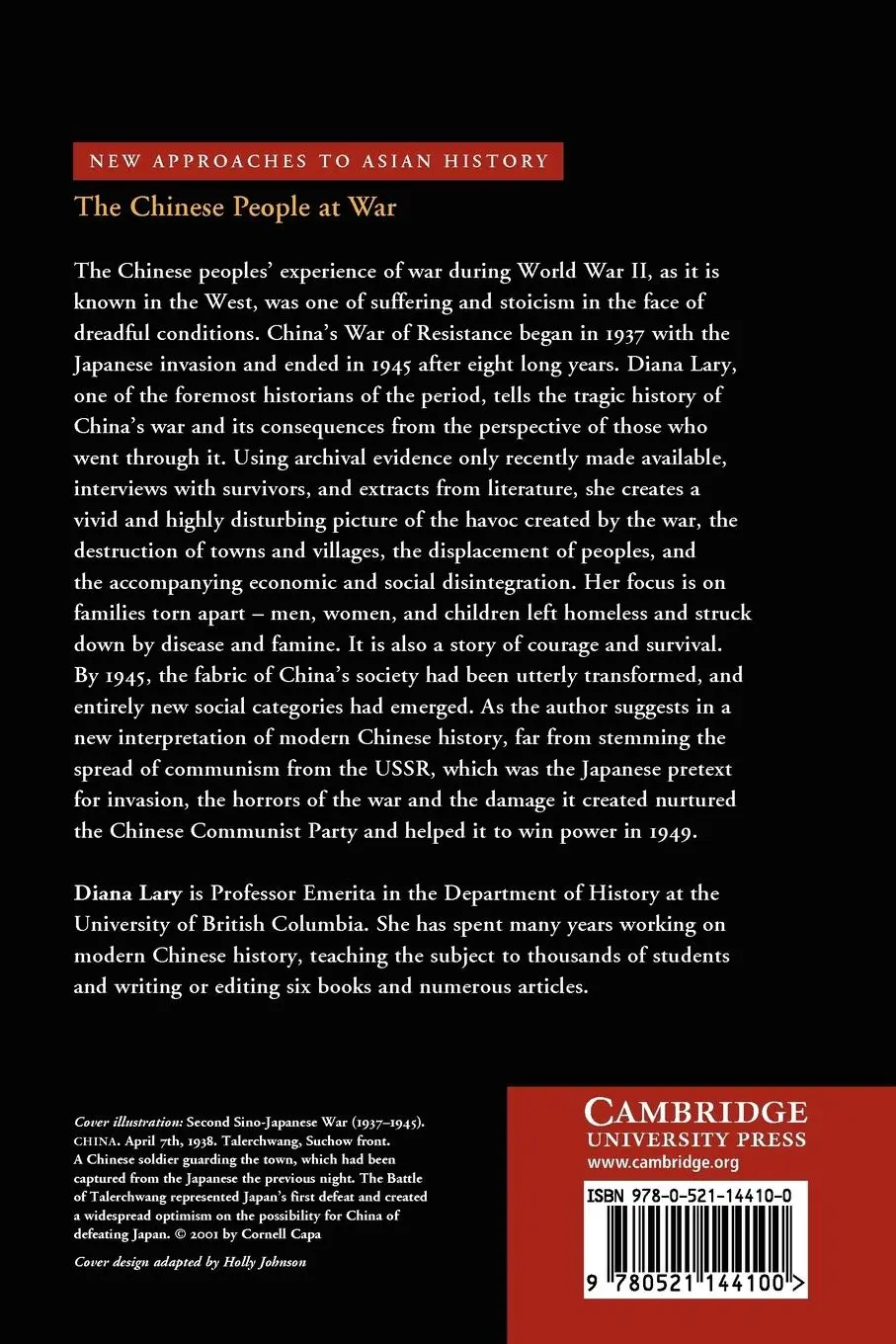 Rückseite: 9780521144100 | The Chinese People at War | Diana Lary | Taschenbuch | Englisch | 2011