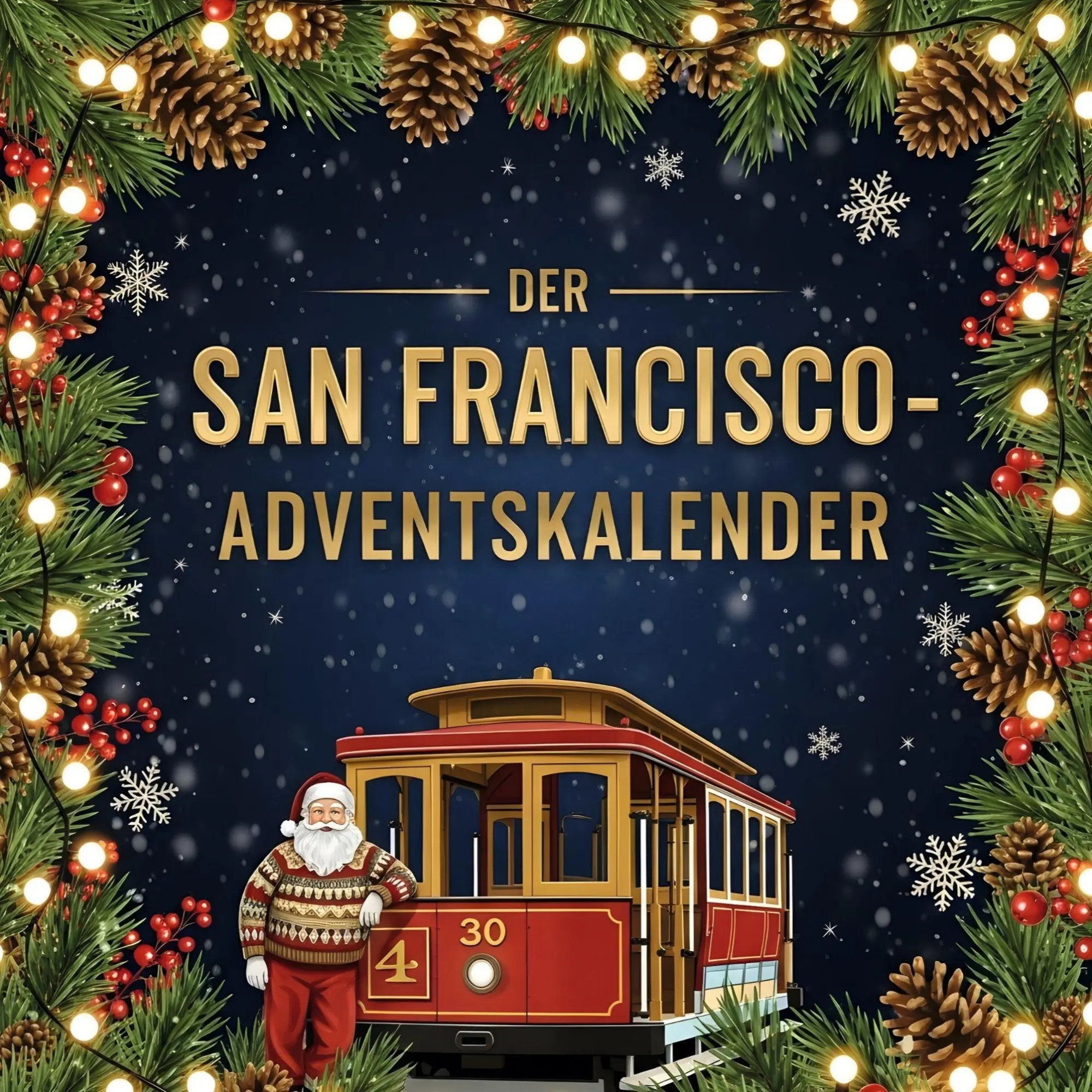 Cover: 9783695334100 | Der San Francisco-Adventskalender | David Friedrich | Taschenbuch