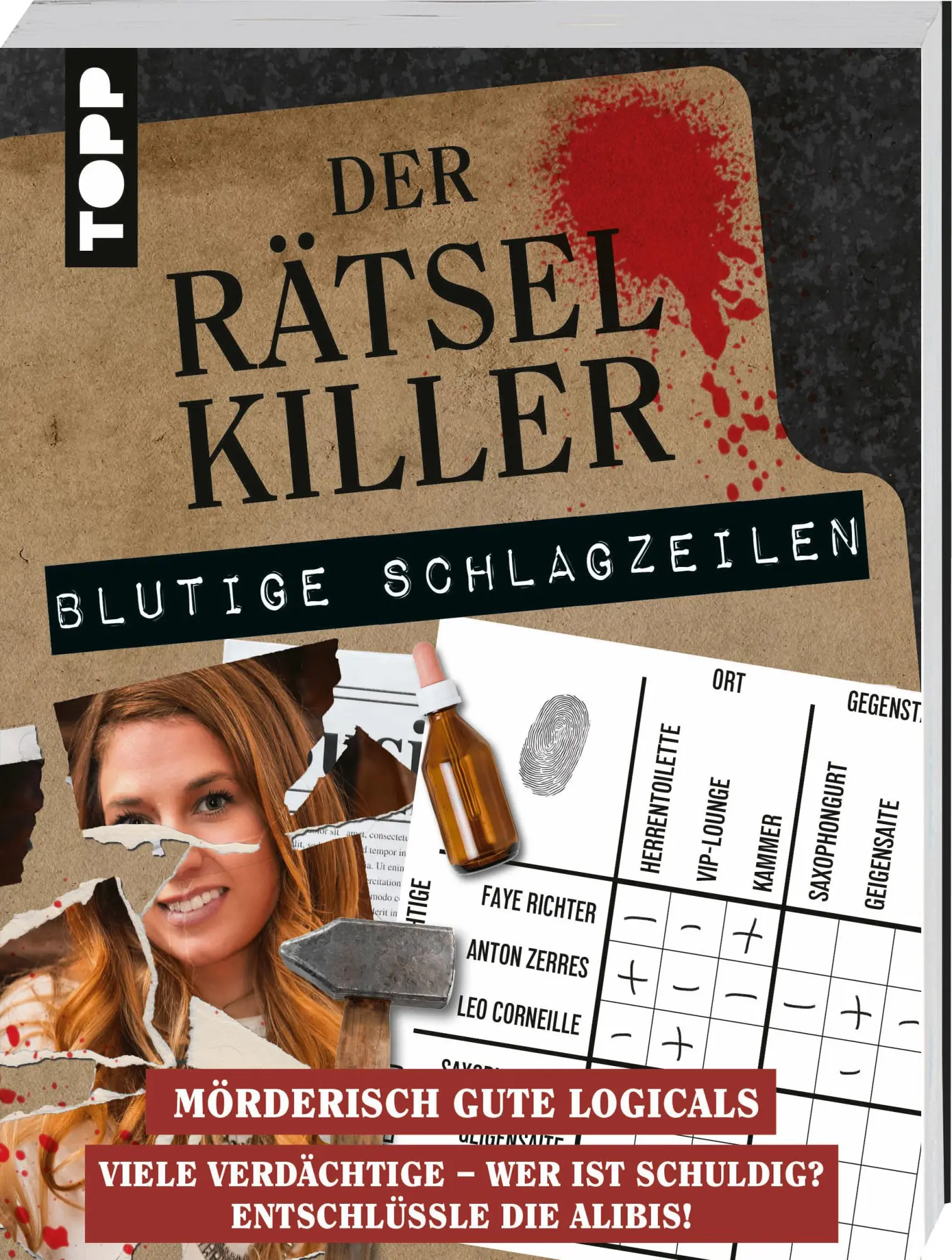 Cover: 9783735854100 | Der Rätselkiller: Blutige Schlagzeilen - Mörderisch gute Logicals