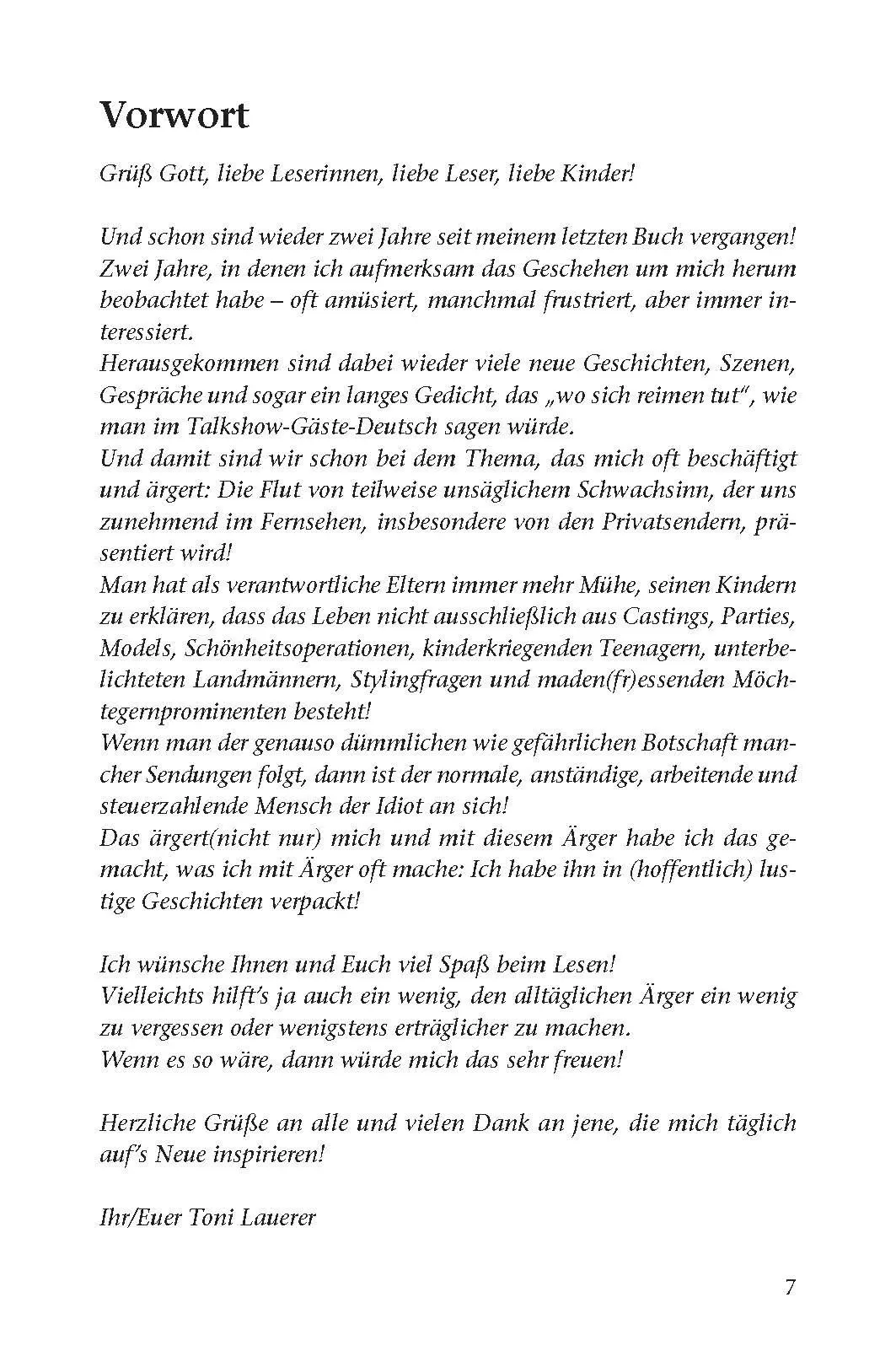 Bild: 9783955874100 | Möchten'S ned probieren? | Lustige Schmankerl von Toni Lauerer | Buch