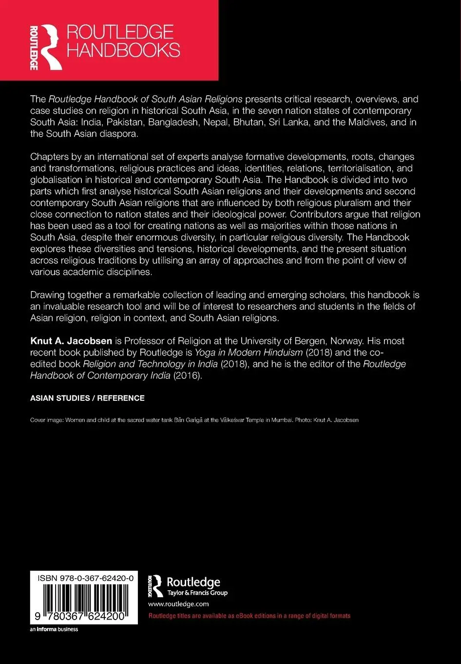 Rückseite: 9780367624200 | Routledge Handbook of South Asian Religions | Knut A. Jacobsen | Buch