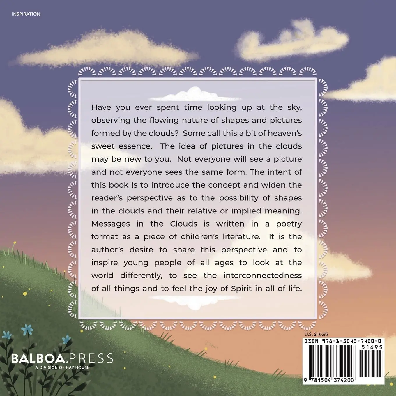 Rückseite: 9781504374200 | Messages in the Clouds | Marian S. Taylor | Taschenbuch | Englisch