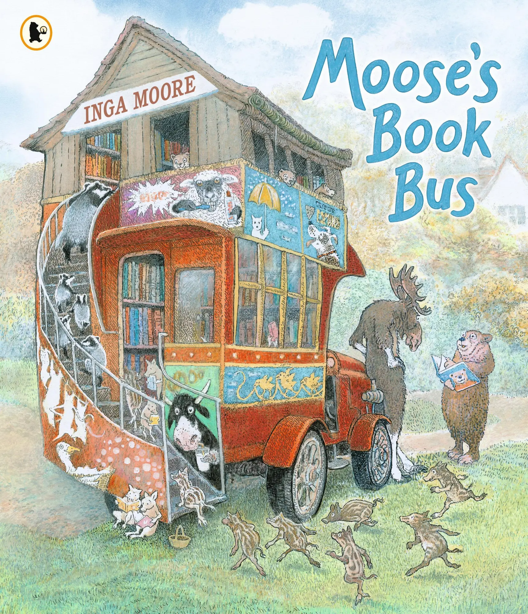 Cover: 9781529504200 | Moose's Book Bus | Inga Moore | Taschenbuch | 48 S. | Englisch | 2022