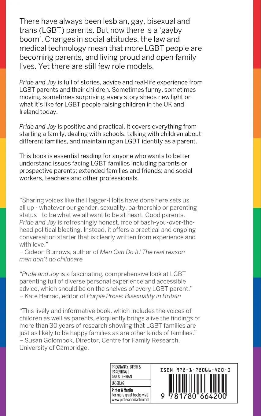 Rückseite: 9781780664200 | Pride and Joy | A Guide for Lesbian, Gay, Bisexual and Trans Parents