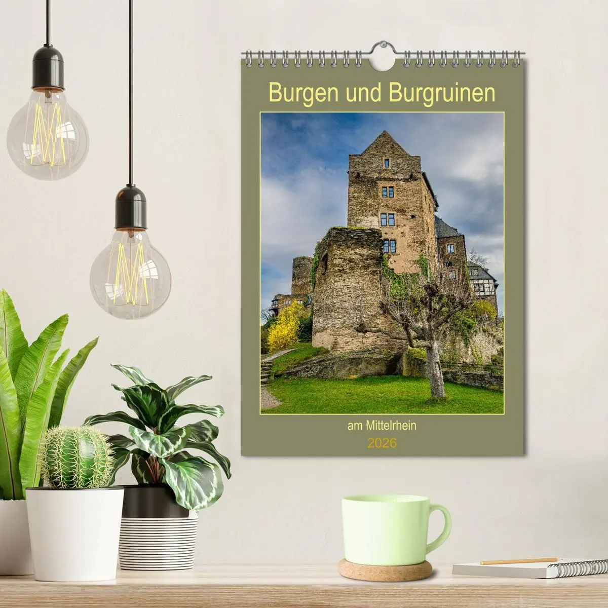 Bild: 9783516434200 | Burgen und Burgruinen am Mittelrhein (Wandkalender 2026 DIN A4...