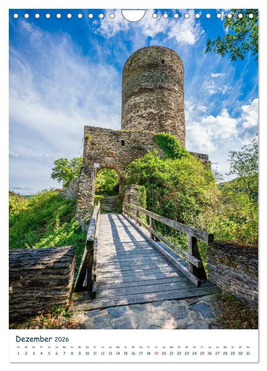 Bild: 9783516434200 | Burgen und Burgruinen am Mittelrhein (Wandkalender 2026 DIN A4...
